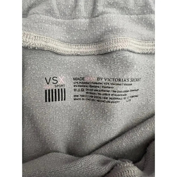 VICTORIA’S SECRET Ribbed Lavender Jogger Lounge Pants M Drawstring - Picture 12 of 13